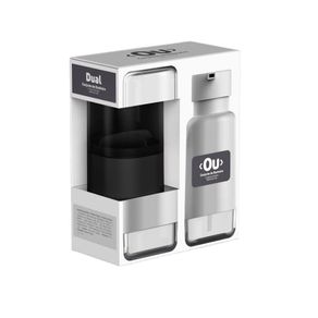 Set de Accesorios para Baño Negro 2 Pzas