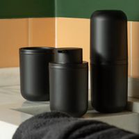 Dispensador de Jabón Líquido Negro Bold