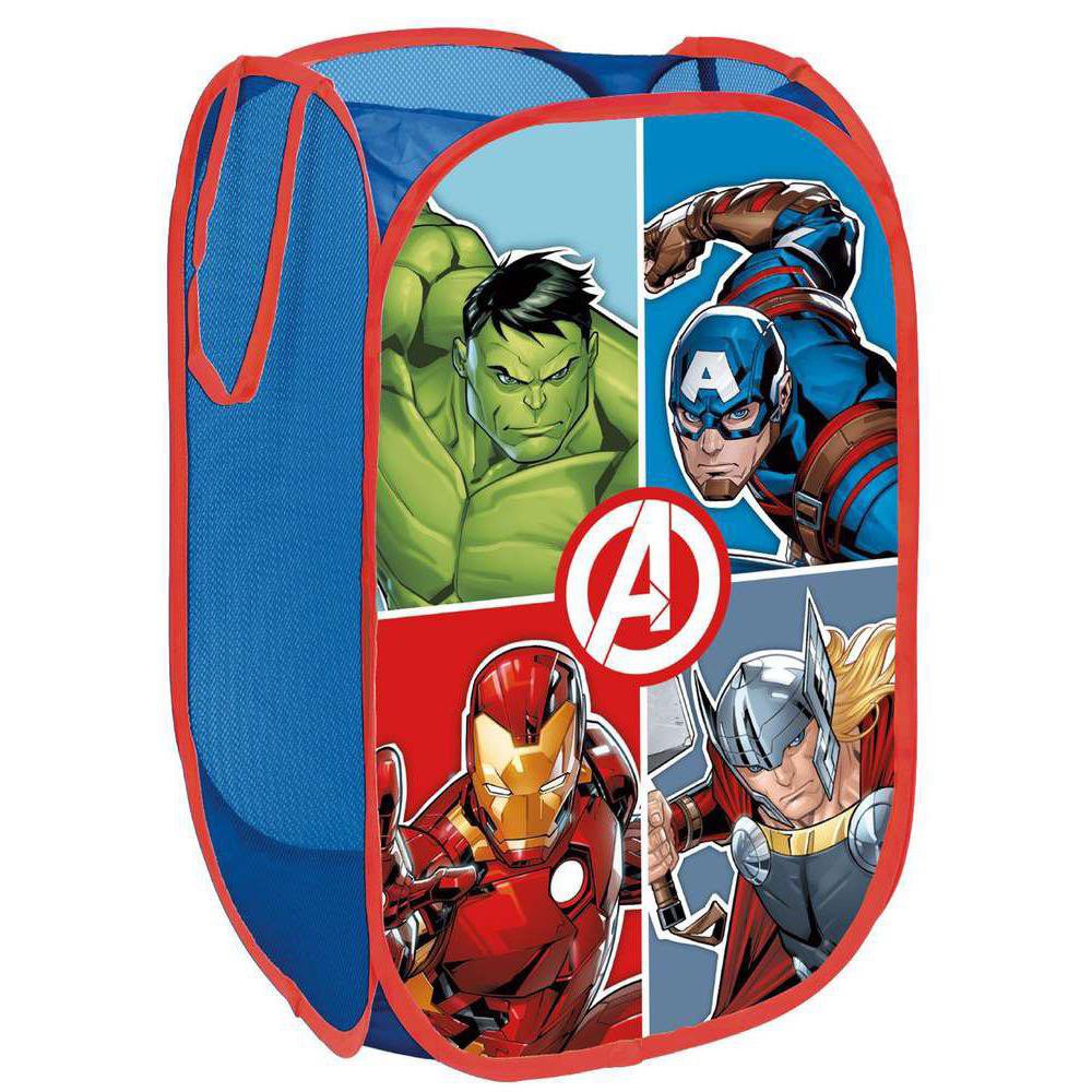 Cesto Plegable de Malla para Ropa Diseño Avengers Multicolor Cesto para Ropa Plegable Dise…