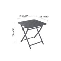 Mesa Plegable Cuadrada Lima Alu - Naterial Varios Colores