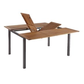 Mesa de Jardín Extensible de Aluminio Oris Marrón