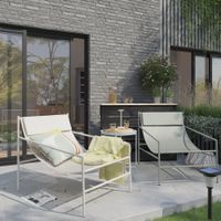 Silla Reclinable Nilo Blanca de Jardín