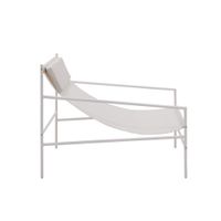 Silla Reclinable Nilo Blanca de Jardín