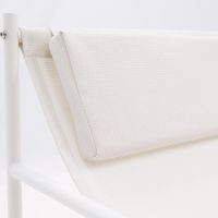 Silla Reclinable Nilo Blanca de Jardín