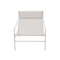 Silla Reclinable Nilo Blanca de Jardín