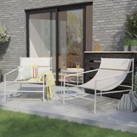 Silla Reclinable Nilo Blanca de Jardín