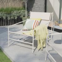 Silla Reclinable Nilo Blanca de Jardín