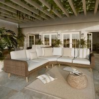 Set Esquinero Blanco para Exterior Nerea