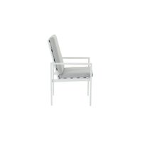 Set de 2 Sillas con Brazos Blancas Atenas