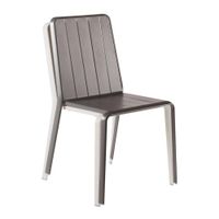 Silla de Jardín sin Brazos Gris Idaho Lima