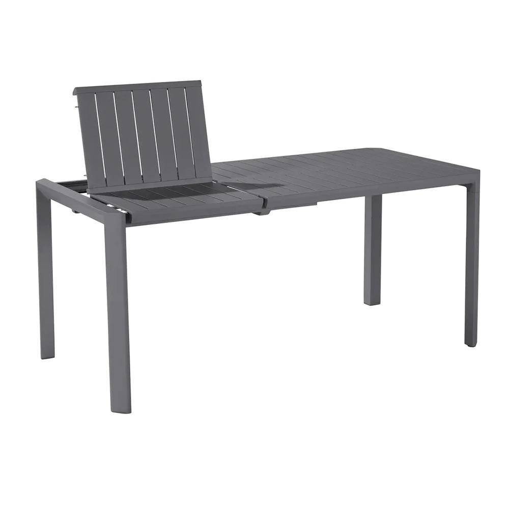 Mesa de Jardín Extensible Idaho de Aluminio de 110 a 162 x 75 x 82 cm Color Gris