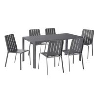 Mesa Extensible Gris Oscuro Lima Idahoo