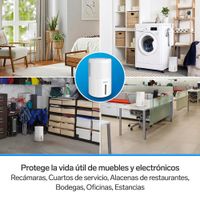 Deshumidificador Electrónico con Tanque Blanco de 1.8 L