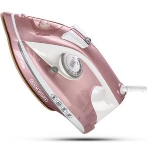 Plancha de Vapor Pearl Glide Suela Cerámica Rosa