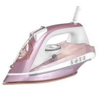 Plancha de Vapor Pearl Glide Suela Cerámica Rosa