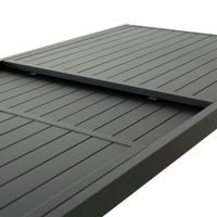 Mesa Extensible Aluminio Gris Atenas