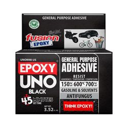 Adhesivo Epóxico Negro Industrial y Automotriz 100 G