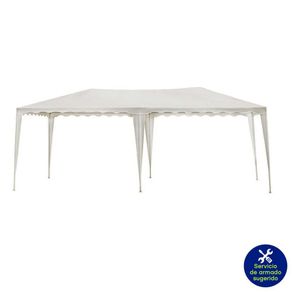 Toldo De Lona Beige De Exterior 3 X 6 X 2.5 M - Solaris