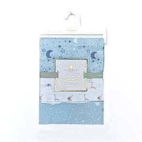 Set-de-Frazadas-de-Franela-con-Estampado-Azul