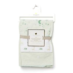Set-de-Frazadas-de-Franela-con-Estampado-Verde