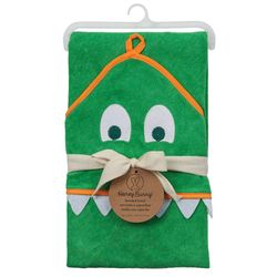 Toalla-con-Capucha-de-Dinosaurio-Verde
