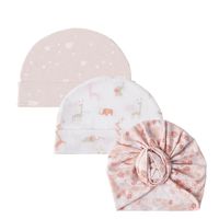 Set de Gorros para Bebé Rosado