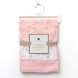Set-de-Frazadas-de-Franela-con-Estampado-Rosa