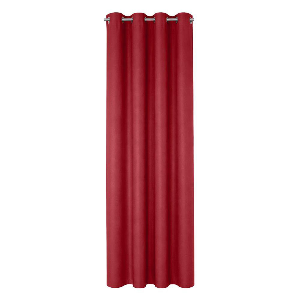 Cortina para Ventana Black Out en Color Rojo de 137 x 228 Cm Cortina 137 x 228 cm Tela Bla…