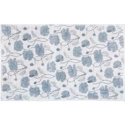 Alfombra Blue Poppies 53 X 84 Cm