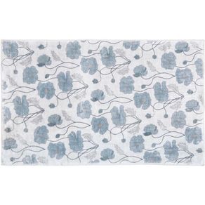Alfombra Blue Poppies 53 X 84 Cm