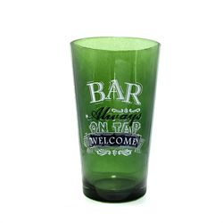 Vaso Verde Diseño Bar 15.9 Oz