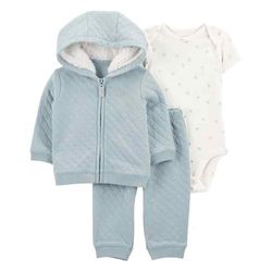 Conjunto de Sudadera Acolchada Body y Pantalón para Niña - Varias Tallas
