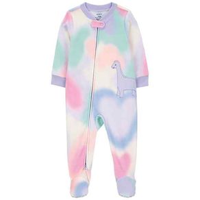 Mameluco de Felpa con Estampado de Dinosaurio para Niña - Varias Tallas