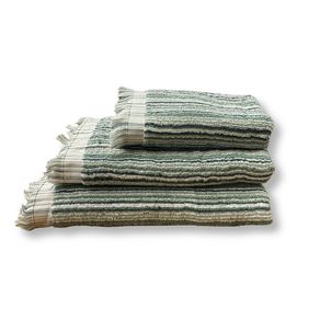 Toalla de Mano Lineas Verde
