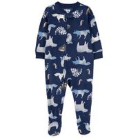 Mameluco de Felpa con Estampado de Animales para Niño - Varias Tallas
