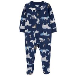 Mameluco de Felpa con Estampado de Animales para Niño - Varias Tallas