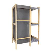 Organizador para Lavandería de Bambú Natural