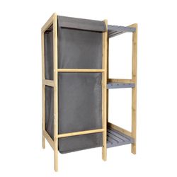 Organizador para Lavandería de Bambú Natural