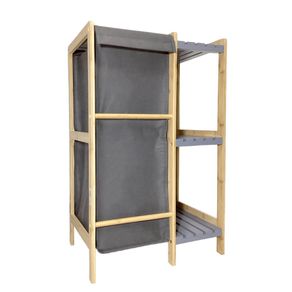Organizador para Lavandería de Bambú Natural