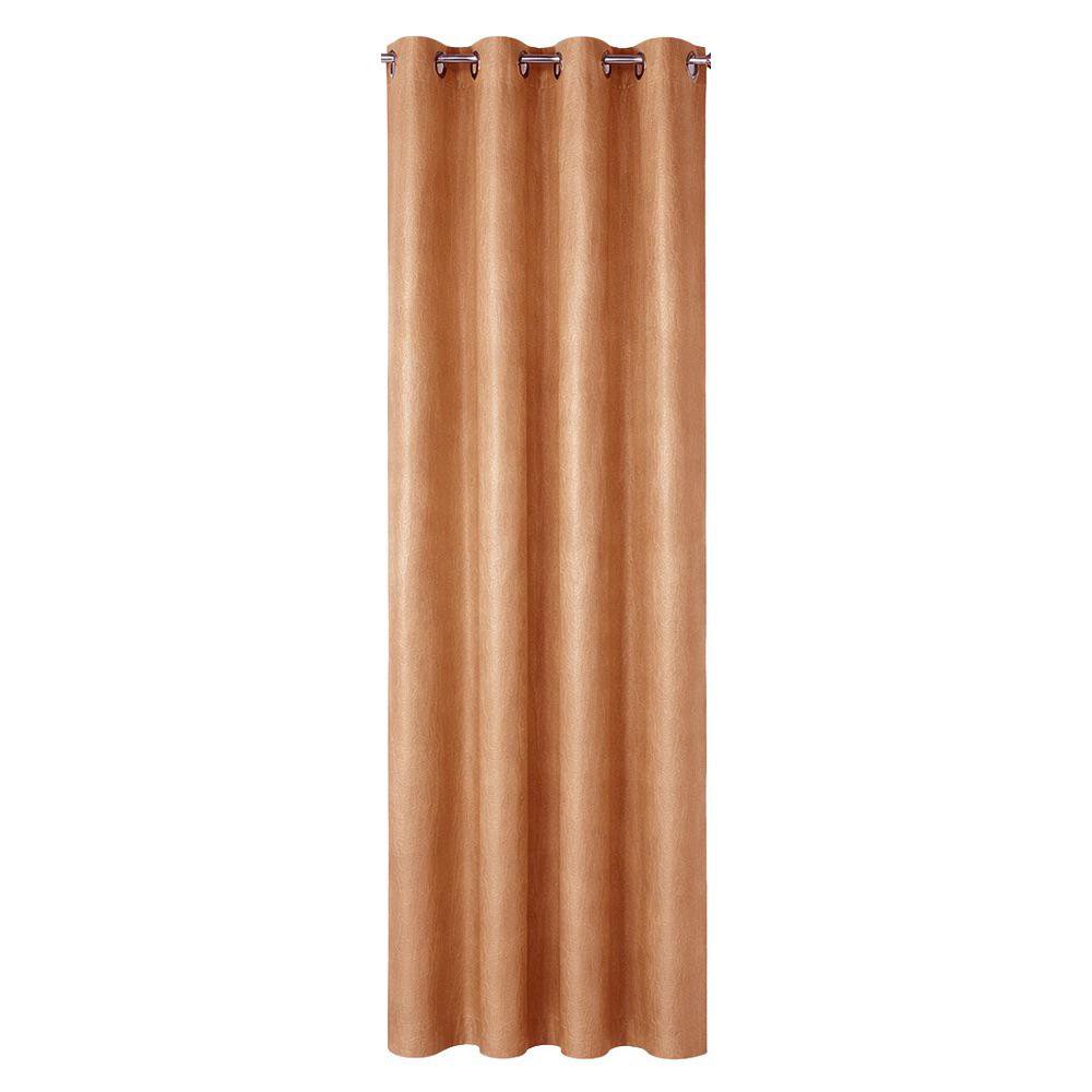 Cortina Black Out con Diseño de Relieve en Color Coral 137 x 228 Cm Cortina 137 x 228 cm T…