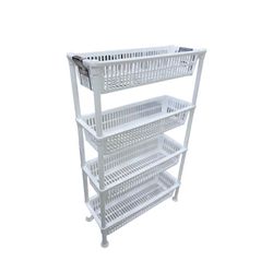 Organizador 4 Niveles Blanco 20X50X80.5 Cm