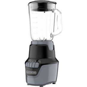Licuadora 4 Velocidades Negra con Vaso de Vidrio 1.5 L