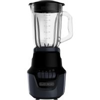 Licuadora 4 Velocidades Negra con Vaso de Vidrio 1.5 L