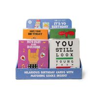 1 Par de Calcetines Gift Card Diseños Surtidos