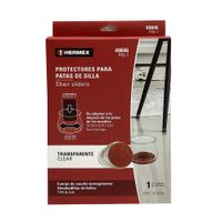 Protectores para Patas de Silla Transparente 24 Pzas