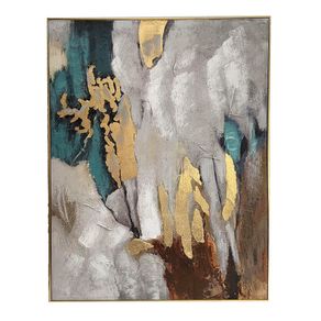 Cuadro Decorativo Abstracto con Marco 92X4.5X122 Cm