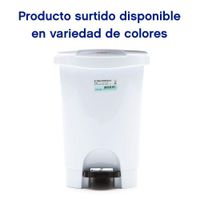Basurero Plástico Colores Surtidos - Ucsan