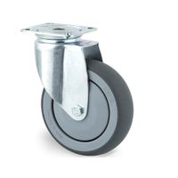 Rodo de Hule con Placa 4 Plg 100 Kg