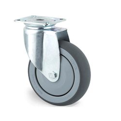 Rodo de Hule con Placa 4 Plg 100 Kg
