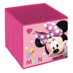 Caja Organizadora Plegable Infantil Rosa con Diseño Animado